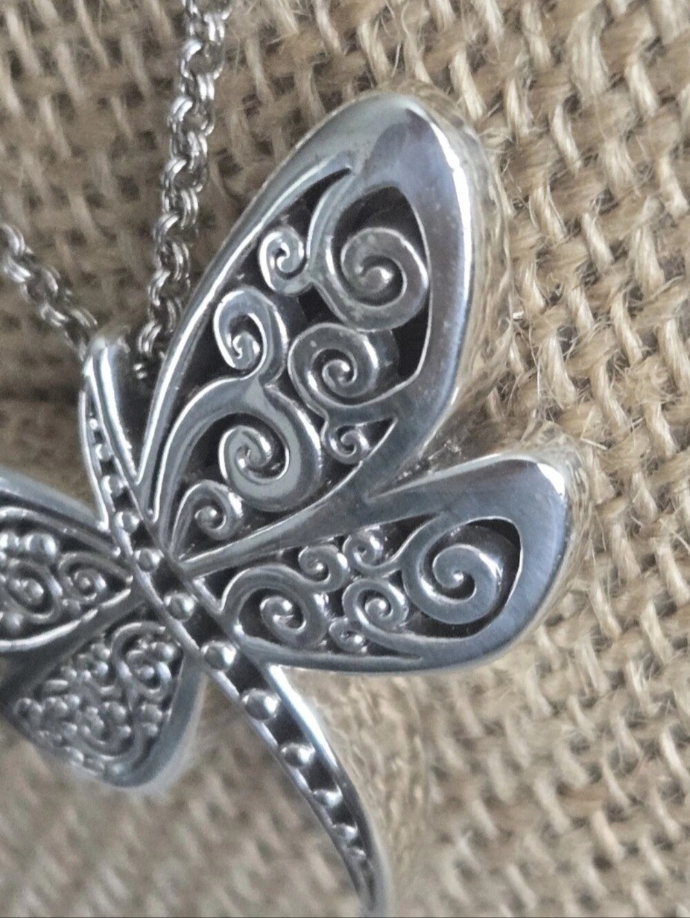 Brighton Solstice Dragonfly Necklace JL8531 Retired MSRP $58 - Picture 5 of 9